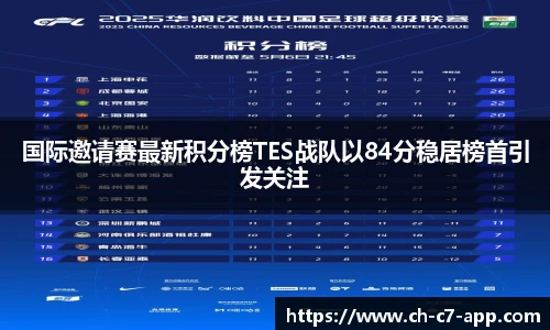 国际邀请赛最新积分榜TES战队以84分稳居榜首引发关注